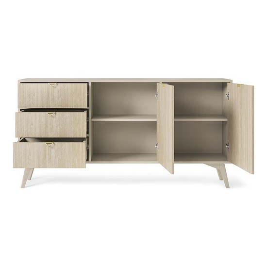FOREST sideboard 158 cm, sand beige