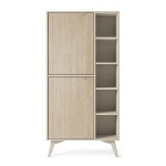 FOREST bookcase 80 cm, sand beige