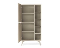 FOREST bookcase 80 cm, sand beige