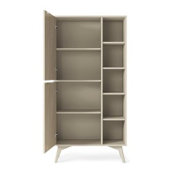 FOREST bookcase 80 cm, sand beige