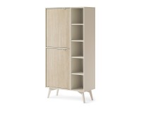 FOREST bookcase 80 cm, sand beige
