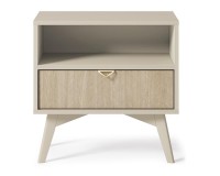 FOREST bedside table 54 cm, sand beige