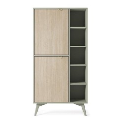 FOREST bookcase 80 cm, eucalyptus