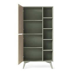 FOREST bookcase 80 cm, eucalyptus