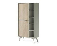 FOREST bookcase 80 cm, eucalyptus