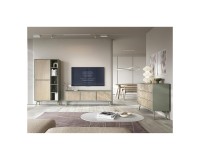 FOREST bookcase 80 cm, eucalyptus