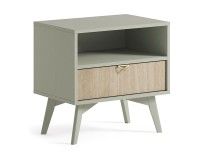 FOREST bedside table 54 cm, eucalyptus FOREST bedside table 54 cm, eucalyptus