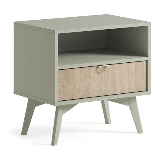 FOREST bedside table 54 cm, eucalyptus FOREST bedside table 54 cm, eucalyptus