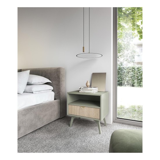 FOREST bedside table 54 cm, eucalyptus FOREST bedside table 54 cm, eucalyptus