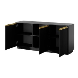 Комод ROYAL 154 см, чёрный Комод ROYAL 154 см, чёрный