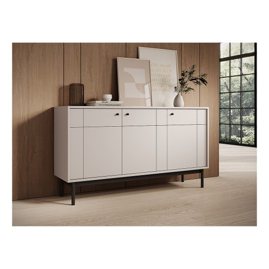 JAPANDI sideboard 154 cm, cashmere