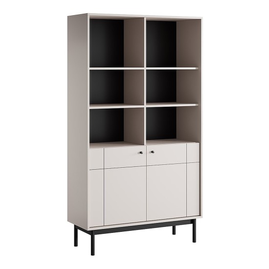 JAPANDI bookcase 104 cm, cashmere