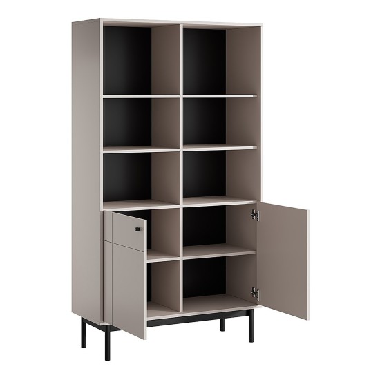 JAPANDI bookcase 104 cm, cashmere
