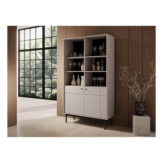 JAPANDI bookcase 104 cm, cashmere