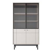 JAPANDI display cabinet 104 cm, cashmere