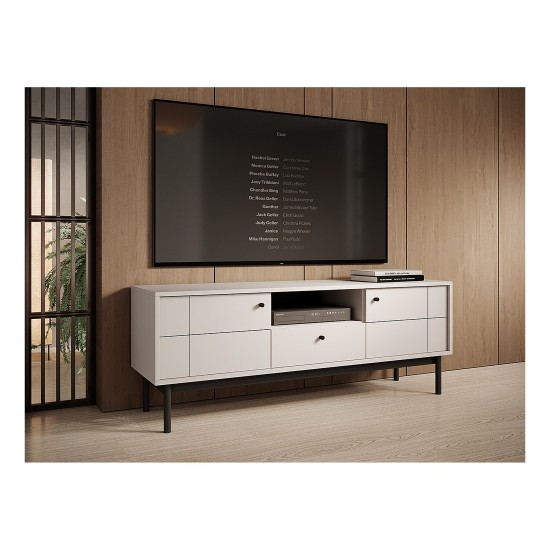JAPANDI tv unit 154 cm, cashmere