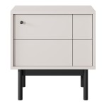 JAPANDI bedside table 54 cm, cashmere