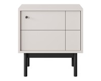 JAPANDI bedside table 54 cm, cashmere
