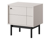 JAPANDI bedside table 54 cm, cashmere