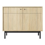 JAPANDI sideboard 104 cm, Linea oak