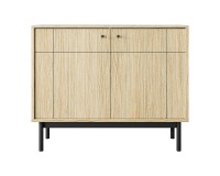 JAPANDI sideboard 104 cm, Linea oak