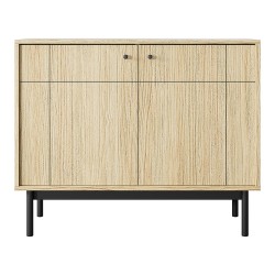 JAPANDI sideboard 104 cm, Linea oak