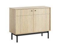 JAPANDI sideboard 104 cm, Linea oak