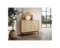 JAPANDI sideboard 104 cm, Linea oak