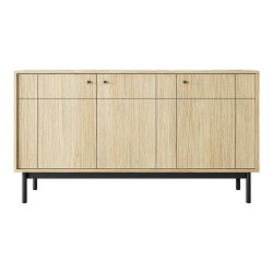 JAPANDI sideboard 154 cm, Linea oak