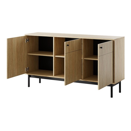 JAPANDI sideboard 154 cm, Linea oak JAPANDI sideboard 154 cm, Linea oak