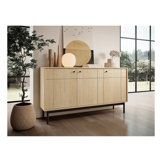 JAPANDI sideboard 154 cm, Linea oak JAPANDI sideboard 154 cm, Linea oak