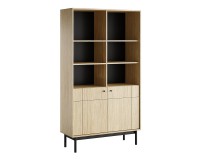 JAPANDI bookcase 104 cm, Linea oak