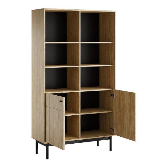 JAPANDI bookcase 104 cm, Linea oak