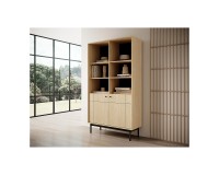 JAPANDI bookcase 104 cm, Linea oak