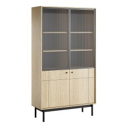 JAPANDI display cabinet 104 cm, Linea oak JAPANDI display cabinet 104 cm, Linea oak