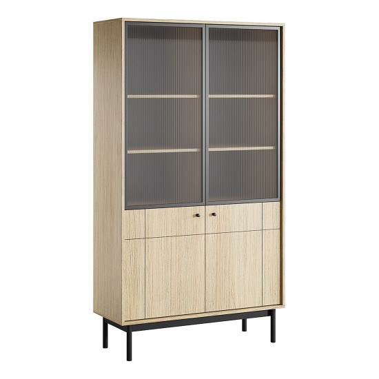 JAPANDI display cabinet 104 cm, Linea oak JAPANDI display cabinet 104 cm, Linea oak