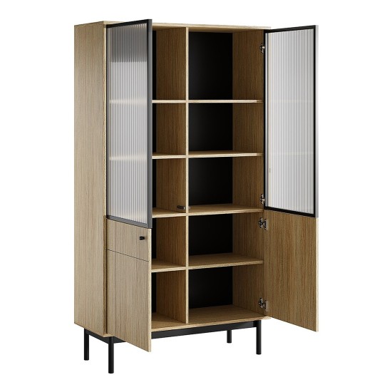 JAPANDI display cabinet 104 cm, Linea oak JAPANDI display cabinet 104 cm, Linea oak
