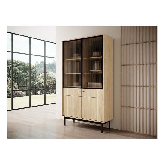 JAPANDI display cabinet 104 cm, Linea oak JAPANDI display cabinet 104 cm, Linea oak
