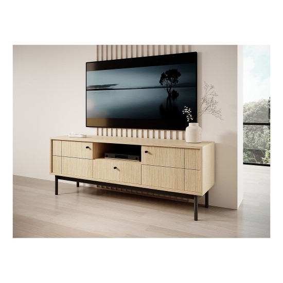 JAPANDI tv unit 154 cm, Linea oak