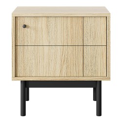 JAPANDI bedside table 54 cm, Linea oak