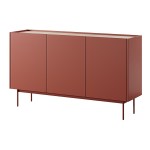 COLOR sideboard 144 cm, ceramic red