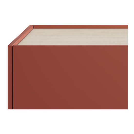 מזנון טלוויזיה COLOR 144, אדום קרמי מזנון טלוויזיה COLOR 144, אדום קרמי