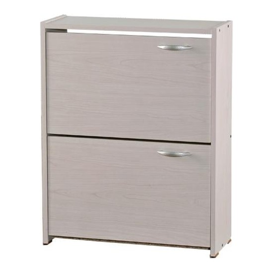 Showing image for Shoe cabinet 2 compartments Shoe cabinet 2 compartments Furniture, Budget Furniture, Entrance Hall Cabinets, Cupboards and cabinets for shoes image