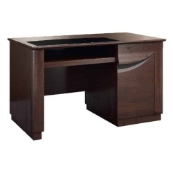 Small Desk BARI with a shelf - solid oak