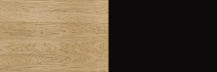 Natural oak with black